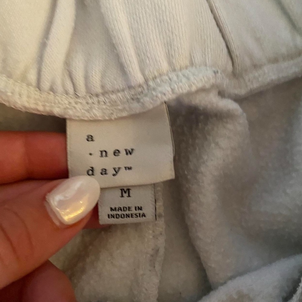 a new day White Track Pants with Elastic Waistband - Picture 2 of 4